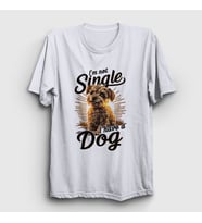 Presmono Unisex Beyaz Yorkshire Terrier Köpek Hediye T-Shirt 540418tt