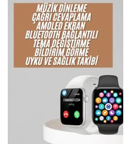 Mey İthalat® 1.83 İnç Akıllı Saat Android İos Uyumlu Çağrı Cevaplayabilen Adımsayar Gps Takibi