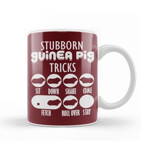 Stubborn Guinea Pig Tricks With Seven Styles Kupa Bardak Porselen