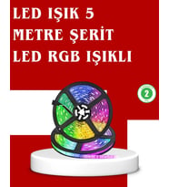 5 Metre Kumandalı RGB Şerit LED Aydınlatma