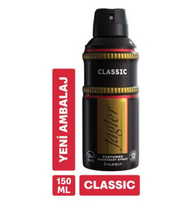 Jagler Classic Antiperspirant Ter Önleyici Leke Yapmayan Erkek Sprey Deodorant 150 ml 8