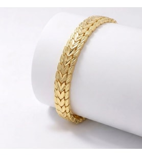 Moncuk Design Auris 24K Gold Kaplama 8 mm Kadın Bileklik 3351KBV5D4