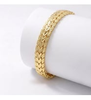 Moncuk Design Auris 24K Gold Kaplama 8 mm Kadın Bileklik 3351KBV5D4