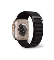 Cosmostech Akıllı Saat Watch için Uyumlu 42MM 44MM 45MM 49MM 1/2/3/4/5/6/se/7/8/ultra Çift Katman Kordon ve Kayışı Siyah(Siyah)