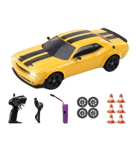Hstar Uzaktan Kumandalı Işıklı Drift Arabası Challenger Sarı