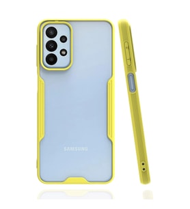 Samsung Galaxy A23 4g Kılıf Platin Silikon - Sarı