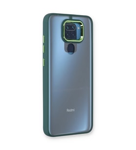 Xiaomi Redmi Note 9 Kılıf Dora Kapak - Haki Yeşil