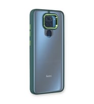 Xiaomi Redmi Note 9 Kılıf Dora Kapak - Haki Yeşil