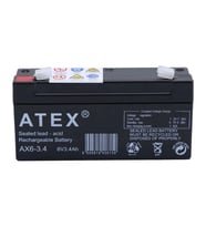 Atex Ax6-3.4 6v 3.4ah Yatay Akü