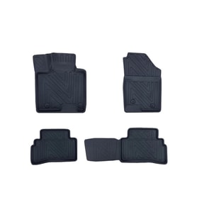 Citroen C4X 2023 Sonrasi ile Uyumlu Carbon Desenli Ultra Premium Havuzlu Oto Paspas (Çok Renkli)