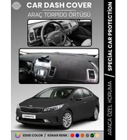 KİA CERATO (2012-2019) Torpido Örtüsü Ön Panel Torpido Koruma Tam Uyum Tam Uyum Kaymaz Kolay Montaj