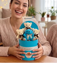 Premium Kutuda Peluş Ayıcık Bahçesi - Bearbloom No29
