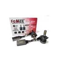Femex GT Nano Plus Csp LUMILED ROYAL Chipset Radyatör Soğutmalı H4 Led Xenon Far Ampulu