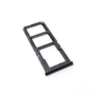 Oppo A5 2020 Sim Kart Kapağı Aparatı Sim Aparatı CPH1931 (Siyah)