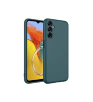 Samsung Galaxy M14 Uyumlu Kılıf Zore Mara Lansman Kapak (Koyu Yeşil)
