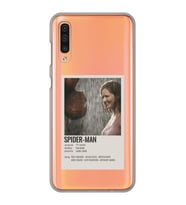 Samsung Galaxy A50 - A30S - A50S Uyumlu Spider Man Poster Tasarımlı Şeffaf Telefon Kılıfı