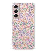 Samsung Galaxy S22 Uyumlu Köşe Korumalı Antişok  Kapak Hello Kitty Tasarımlı Şeffaf  Kılıf