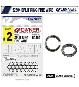 Owner 52804 Split Ring Fine Wire Halka No:0