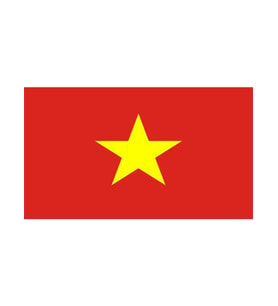 Masa Üstü Vietnam Bayrağı 15x23cm Masa Bayrağı