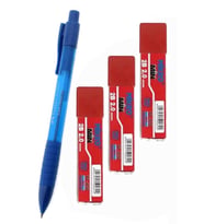 2.0 Mm Kalın Uçlu Versatil Kalem Faber Castell 1 Adet ve 2.0 Mm Kalın Uç Kırmızı 3 Adet Kalın Uçlu Mekanik Kalem