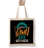 Engineer Dad Like A Regular Dad Only Way Cooler Bez Çanta Uzun Saplı