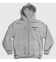 Presmono Unisex Gri Trident Moonspell Fermuarlı Kapüşonlu Sweatshirt 165937tt (Gri)
