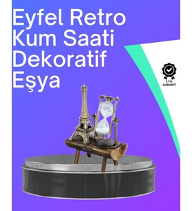 Klasik Tasarımlı Ahşap Kum Saati – Ev Ve Ofis İçin Masaüstü Aksesuarı