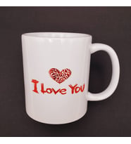 I Love You Baskılı Bardak