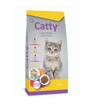 Catty Yavru Kedi Maması Tavuklu 15 Kg (Beyaz)