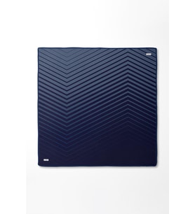 Koyu İndigo Levidor Twill İpek Eşarp 42