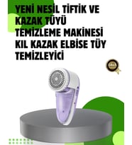 Pamuk Tiftik Tüy Temizleme Makinesi 5W – 3 Bıçaklı Sistem