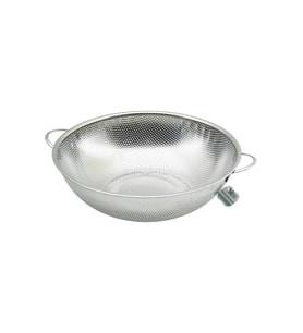 31CM  METAL KULPLU  ÇELİK SEPET SÜZGEÇ İNCE TEL AYAKLI (5343)