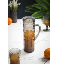 Akrilik Allegra 1,5 Lt Füme Sürahi (Buzdolabı Kapak Rafına Sığar)