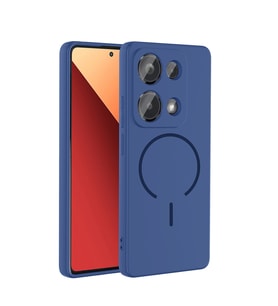 Xiaomi Redmi Note 13 Pro 4G Uyumlu Kılıf M-safe Şarj Özellikli Zore Meta Kapak