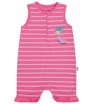 Civil Baby Çizgi Emp Deniz Kızı Baskılı 6-18 Ay Tulum - Fusya