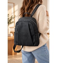 Krem 6026 Orijinal Just Polo Kadin 9 Bolmeli Orta Boy Sirt Cantasi 31x29 Cm