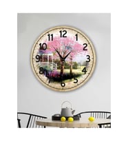 Bilge Tasarım Retro Duvar Saati 35 X 35 Cm (Karışık)
