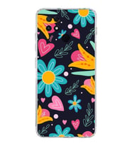PrintiFy POCO C40 ile Uyumlu Retro Color 1  Kamera Korumalı Şeffaf  Kılıf