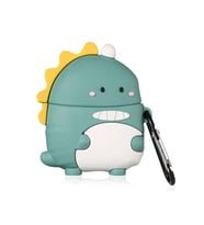 Microsonic Huawei FreeBuds 6 Kılıf Cartoon Figürlü Silikon Crtn-Fgr-Ct-Dnzr-Ysl (Açık Yeşil)