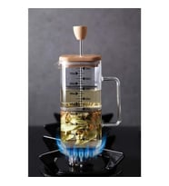 CAMBU ISIYA DAYINIKLI BAMBU KAPAK FRENCH PRESS