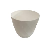 5 (BEŞ) ADET ÇİÇEK SAKSISI (9 CM 'LİK) BEYAZ RENK