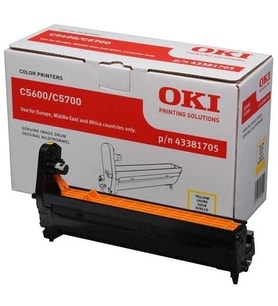 Tonersepeti Oki C5600-43381705 Orjinal Sarı Drum Ünitesi
