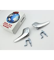 Opel Corsa D 2006-2014 Sağ ve Sol Iç Kapı Kolu & İç Açma Demiri (Parlak Krom)