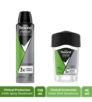 Rexona Clinical Protection Erkek Deodorant 150 ml + Stick 45 ml