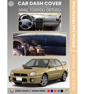 SUBARU IMPREZZA (1998-2000) Torpido Örtüsü Ön Göğüs Halı Torpido Koruma Tam Uyum Kaymaz UV Koruma