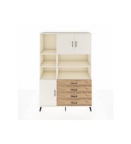Hyperion Dolap 8 Raflı 4 Çekmeceli 3 Kapaklı 132x44x195 Aytaşı-Aytaşı/Çam