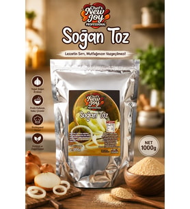 Soğan Toz 1000 gr Onion Powder Kurutulmuş Doğal Soğan Tozu