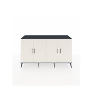 Hyperion Konsol 6 Raflı 4 Kapaklı 176x44x99 Antrasit-Aytaşı/Çam