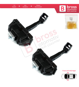 BMW X5 E53 1999-2006 51218402502 İçin 2 Adet Ön Sağ ve Sol Kapı Gergi Yayı