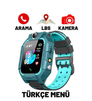 Çocuklar İçin Akıllı Konum Takipli Sim Kartlı Saat, Koyu Yeşil